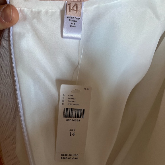 Anthropologie White Halter Prom Dress - Picture 11 of 14